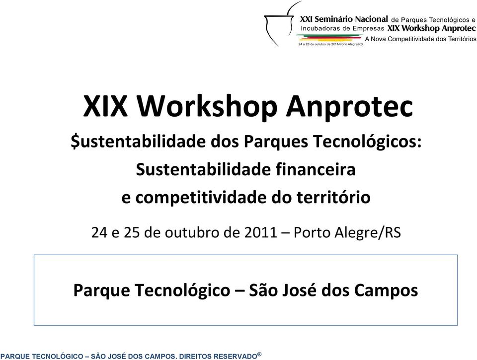 competitividade do território 24 e 25 de outubro de