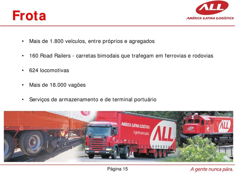 Railers - carretas bimodais que trafegam em ferrovias e