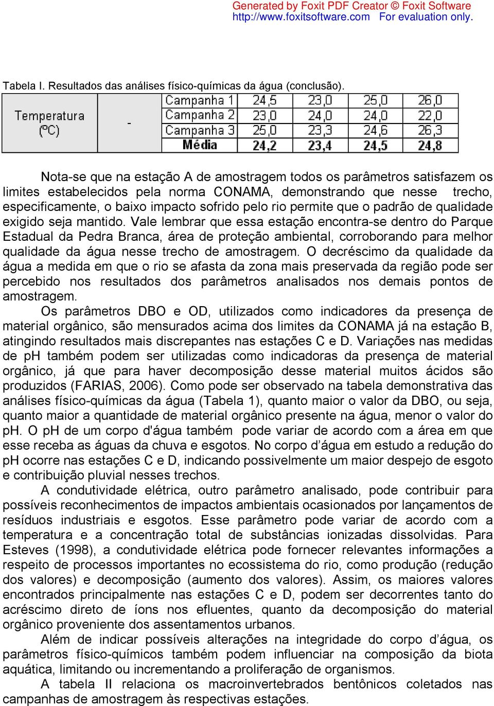 permite que o padrão de qualidade exigido seja mantido.