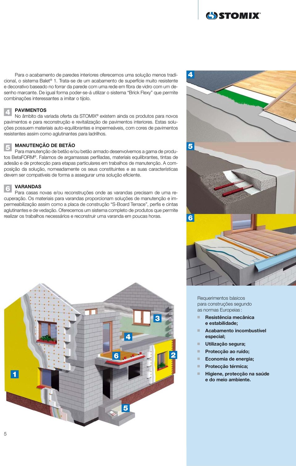 De igual forma poder-se-á utilizar o sistema Brick Flexy que permite combinações interessantes a imitar o tijolo.