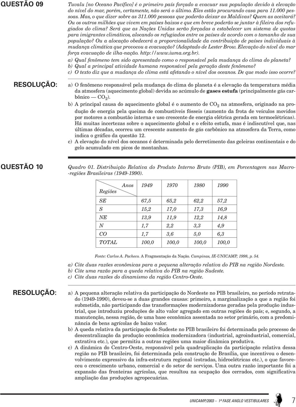 Ou os outros milhões que vivem em países baixos e que em breve poderão se juntar à fileira dos refugiados do clima?