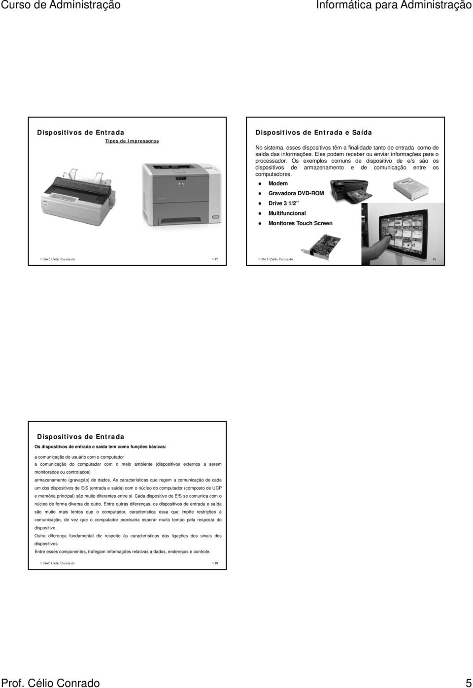 Célio Conrado 17 Prof.