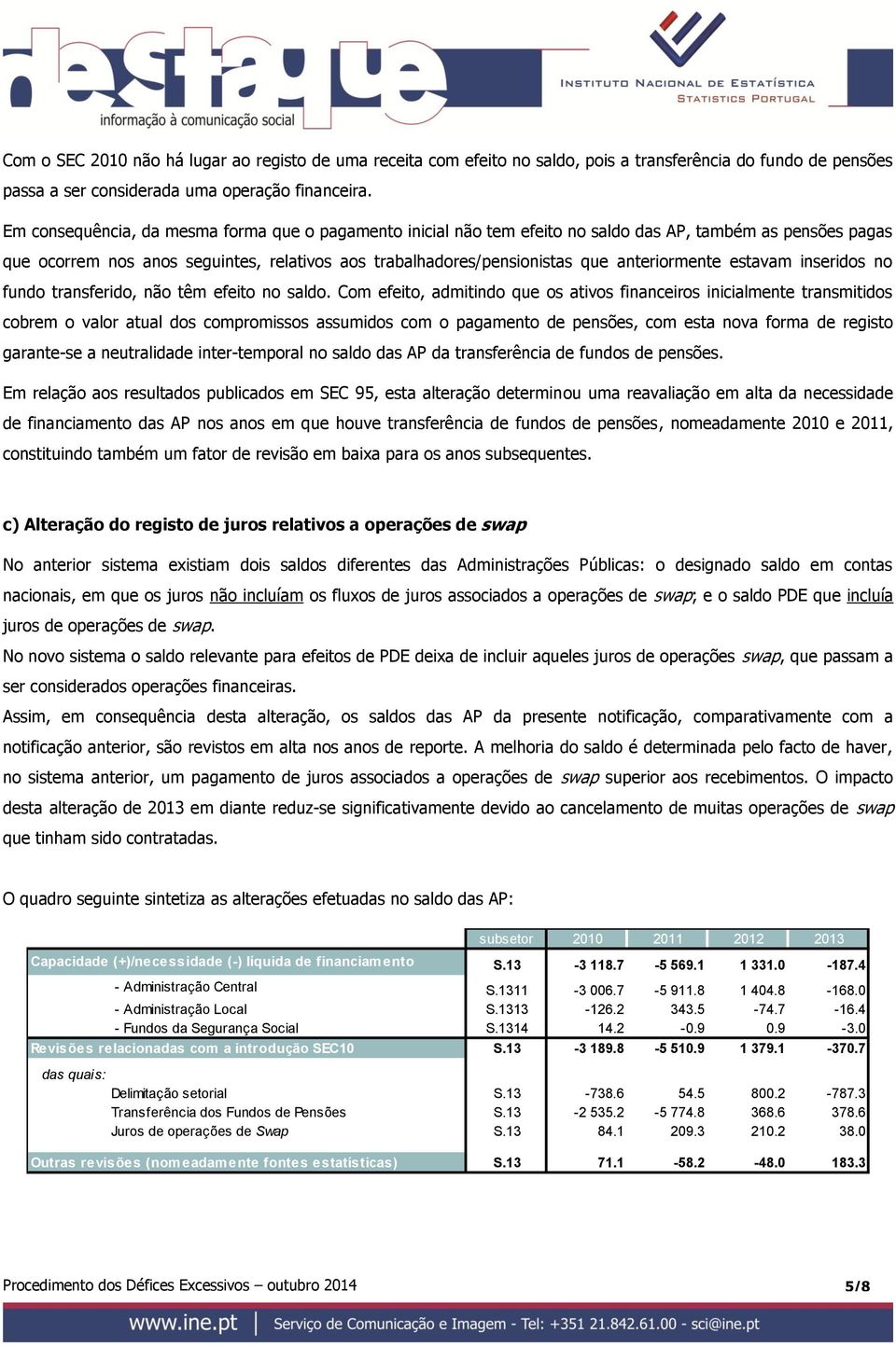 anteriormente estavam inseridos no fundo transferido, não têm efeito no saldo.