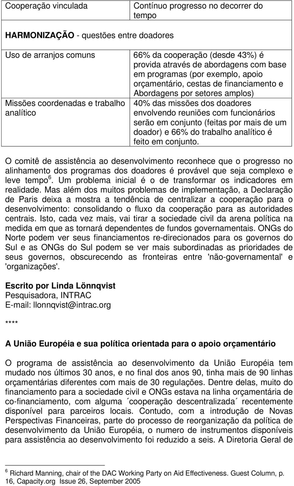 funcionários serão em conjunto (feitas por mais de um doador) e 66% do trabalho analítico é feito em conjunto.