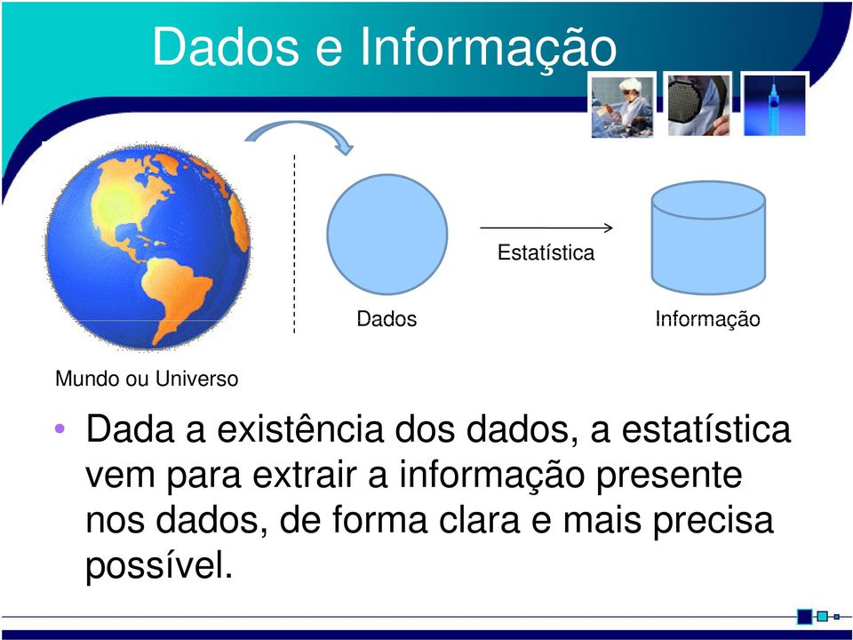 estatística vem para extrair a informação