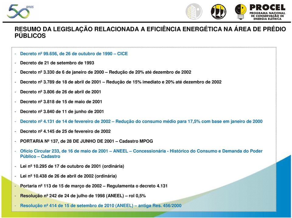 806 de 26 de abril de 2001 - Decreto nº 3.818 de 15 de maio de 2001 - Decreto nº 3.840 de 11 de junho de 2001 - Decreto nº 4.