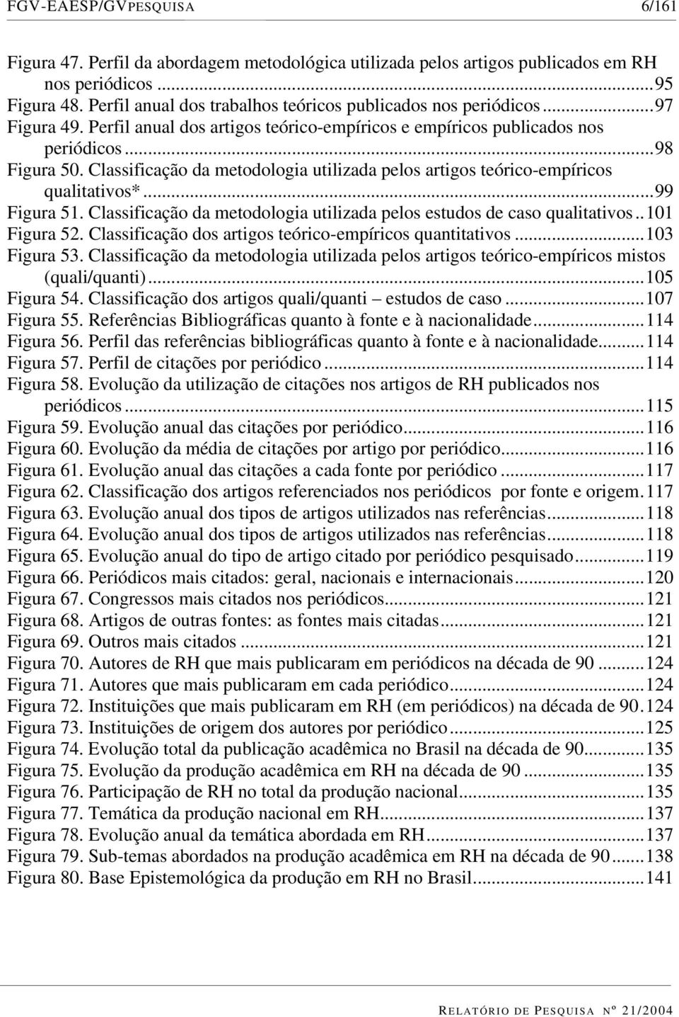 Classificação da metodologia utilizada pelos artigos teórico-empíricos qualitativos*...99 Figura 51. Classificação da metodologia utilizada pelos estudos de caso qualitativos..101 Figura 52.