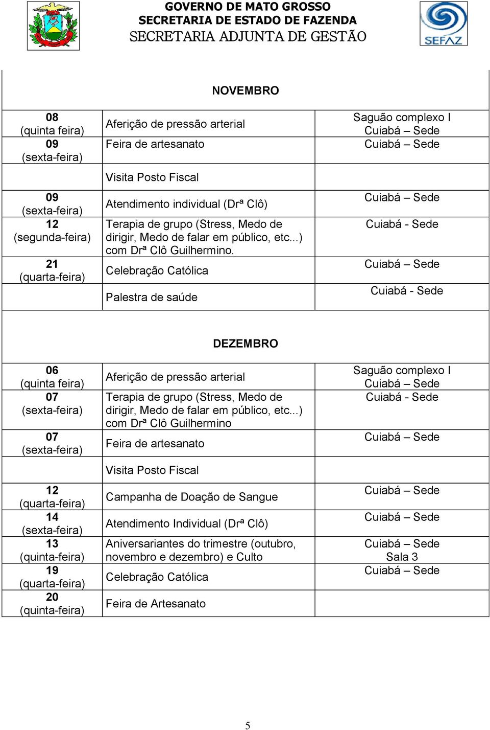 Doação de Sangue Aniversariantes do trimestre