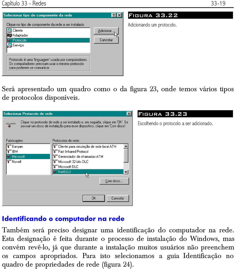 23 Escolhendo o protocolo a ser adicionado.