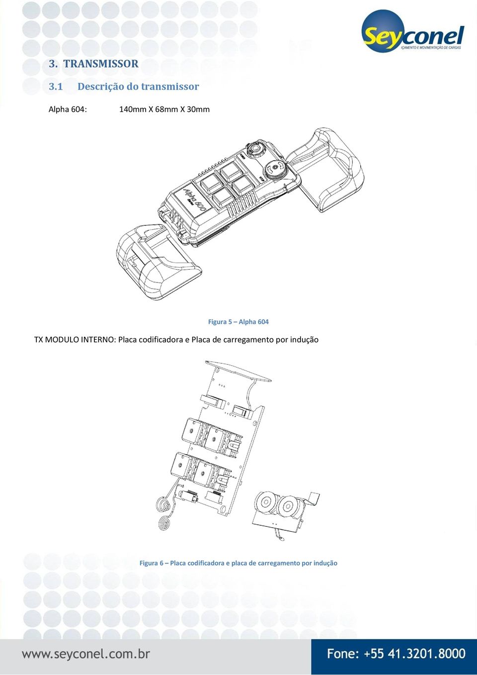 Figura 5 Alpha 604 TX MODULO INTERNO: Placa codificadora