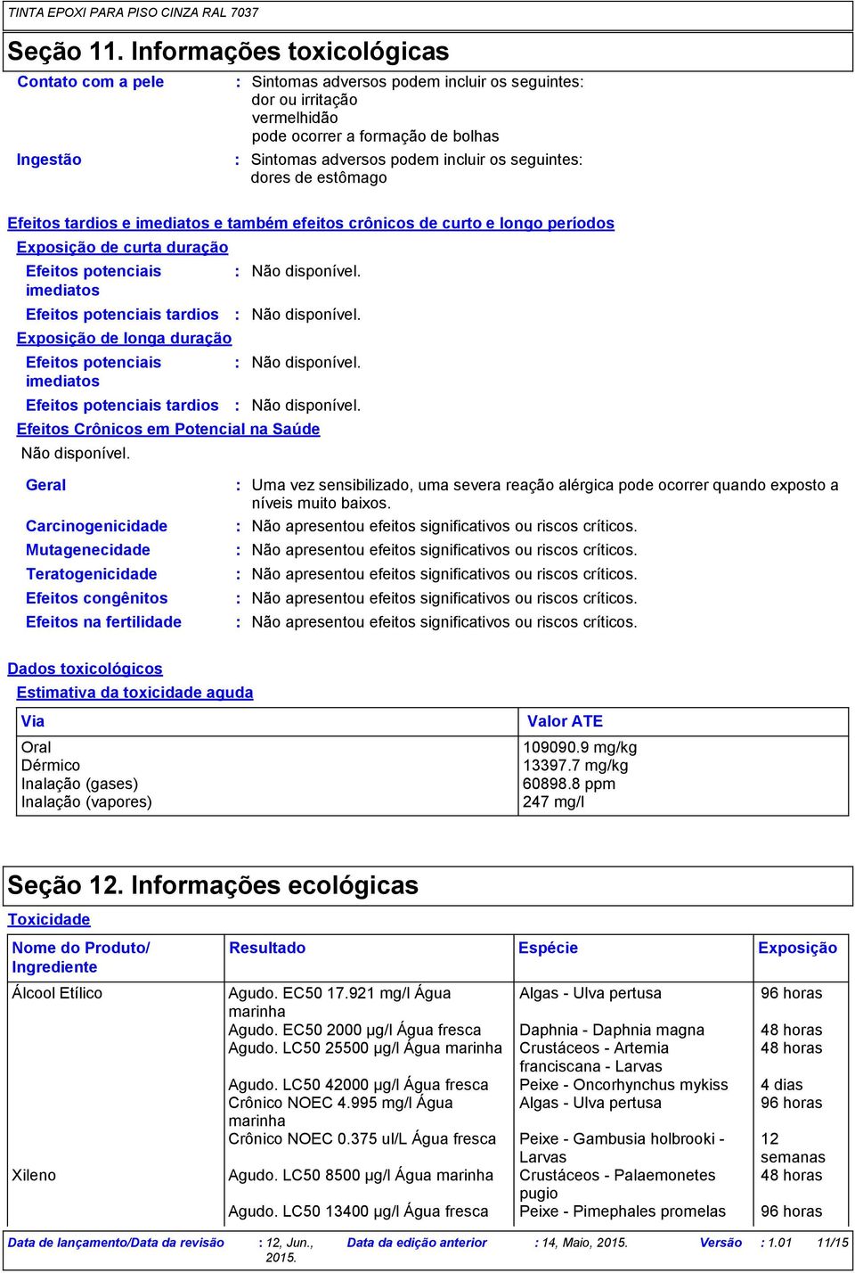 seguintes dores de estômago Efeitos tardios e imediatos e também efeitos crônicos de curto e longo períodos Exposição de curta duração Efeitos potenciais imediatos Efeitos potenciais tardios