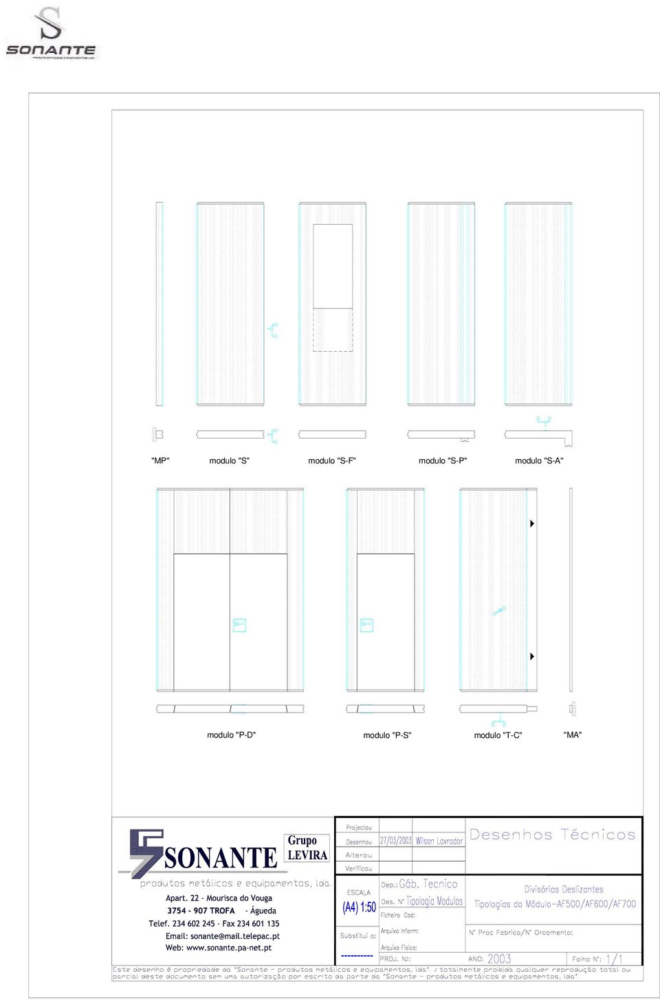 modulo "S-A" modulo