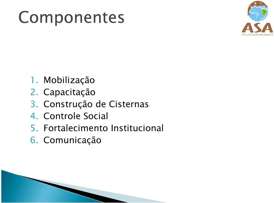 Construção de Cisternas 4.