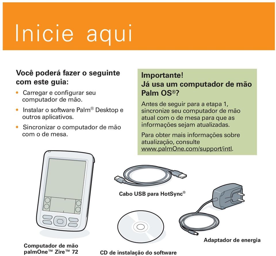 Já usa um computador de mão Palm OS?