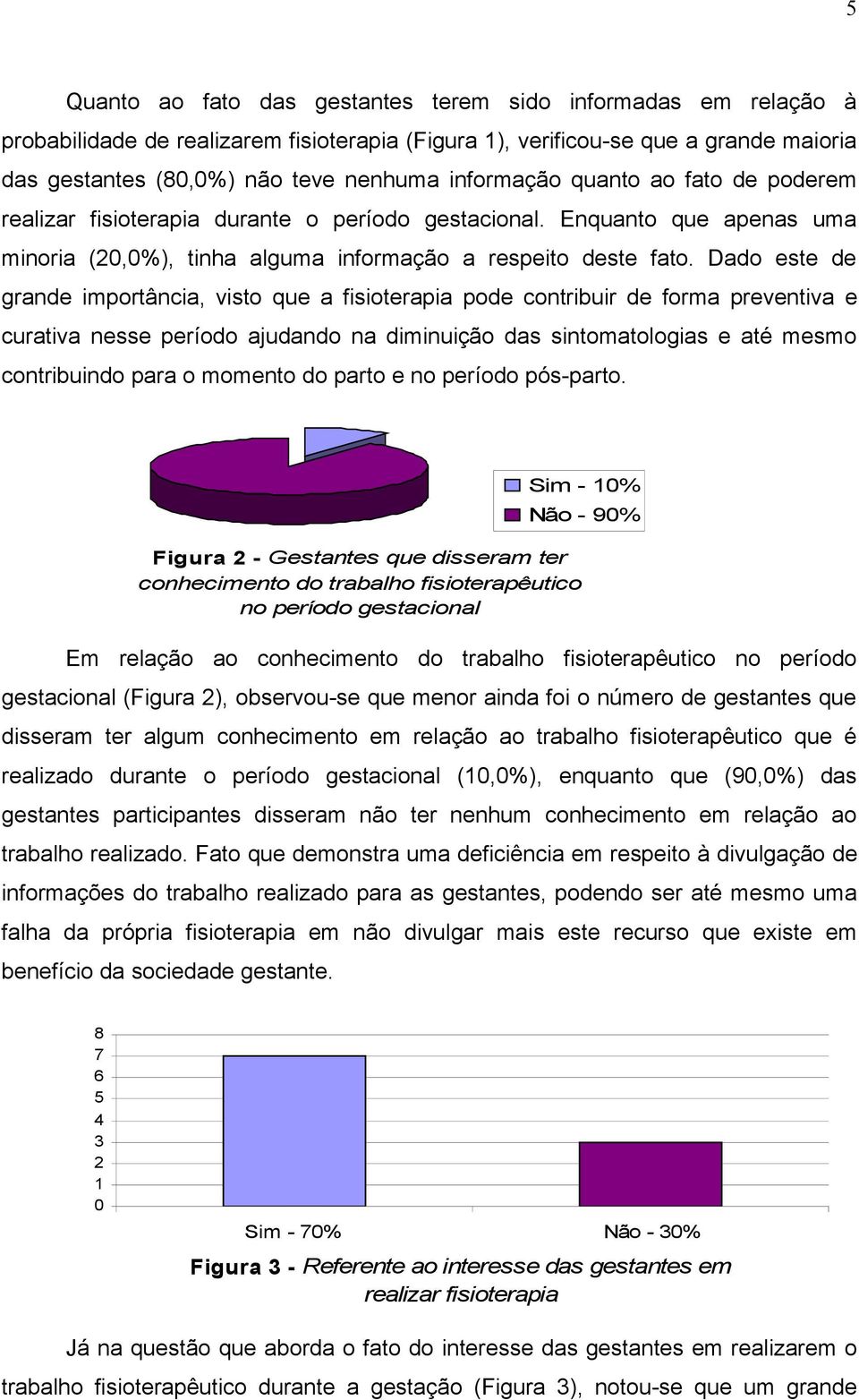 Dado este de grande importância, visto que a fisioterapia pode contribuir de forma preventiva e curativa nesse período ajudando na diminuição das sintomatologias e até mesmo contribuindo para o