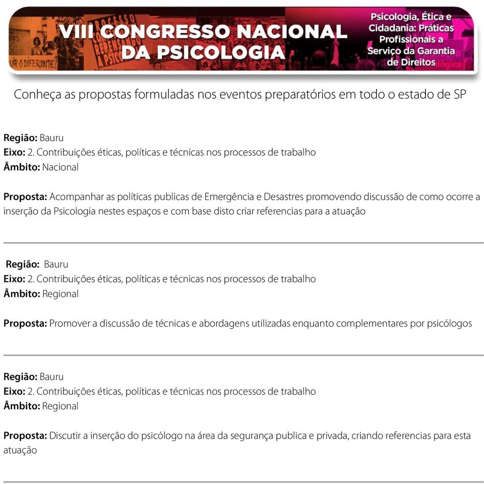 Promover a discussão de técnicas e abordagens utilizadas enquanto complementares por psicólogos Proposta: