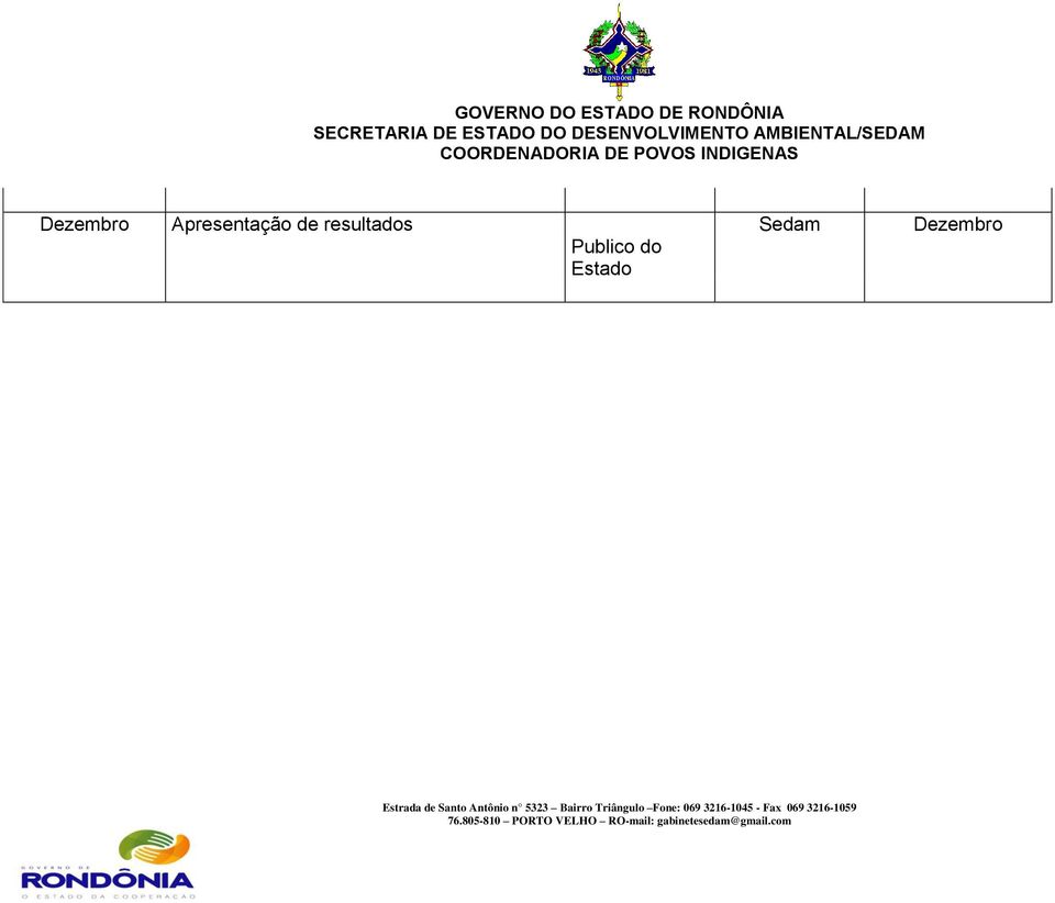 resultados Sedam