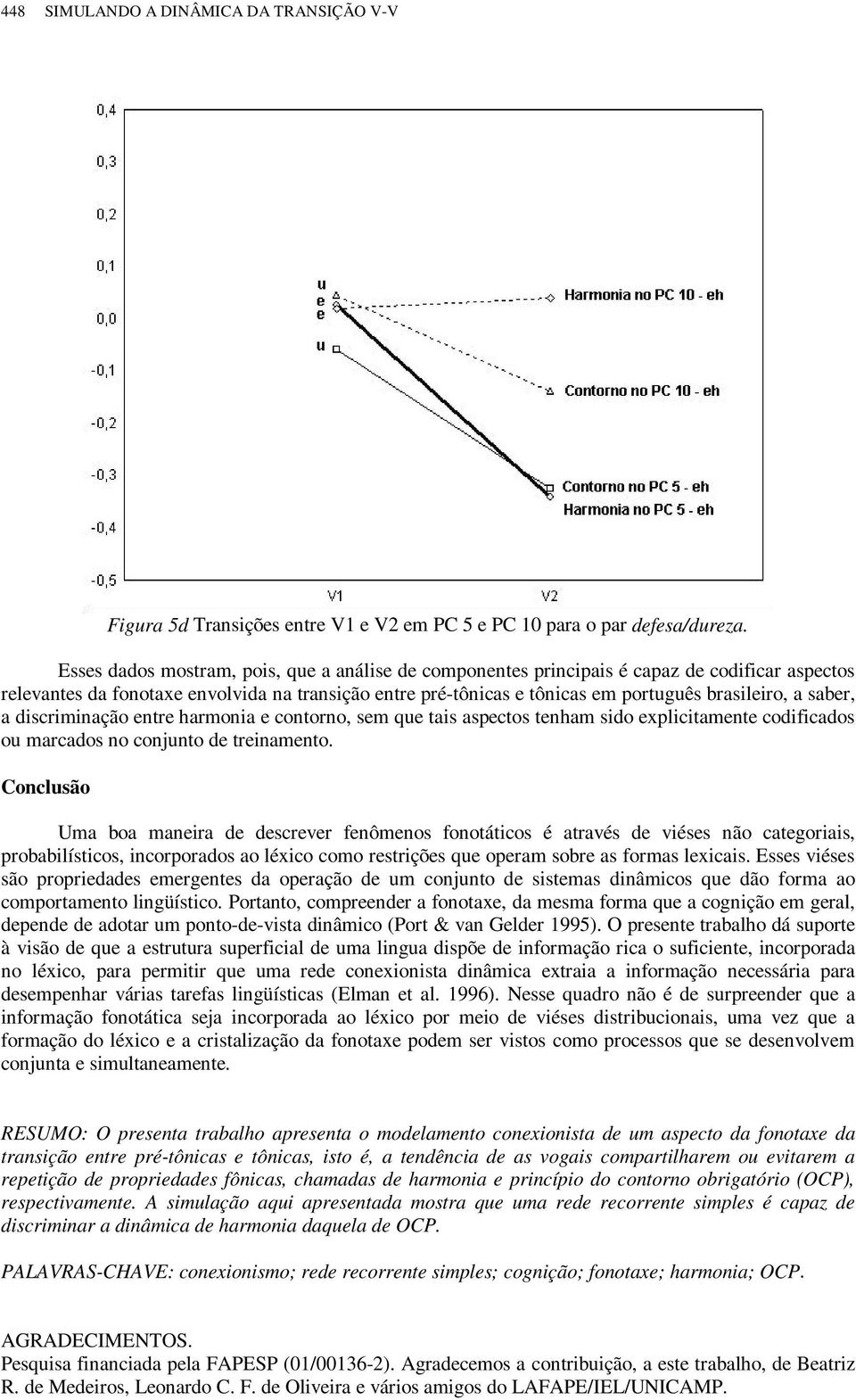 saber, a discriminação entre harmonia e contorno, sem que tais aspectos tenham sido explicitamente codificados ou marcados no conjunto de treinamento.