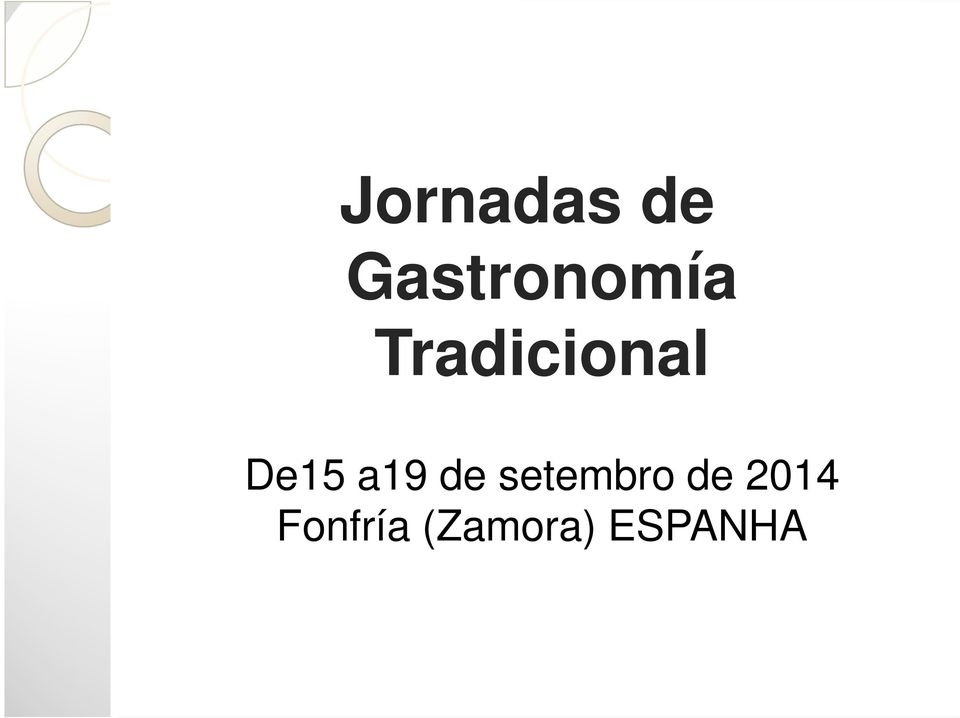 Tradicional De15 a19