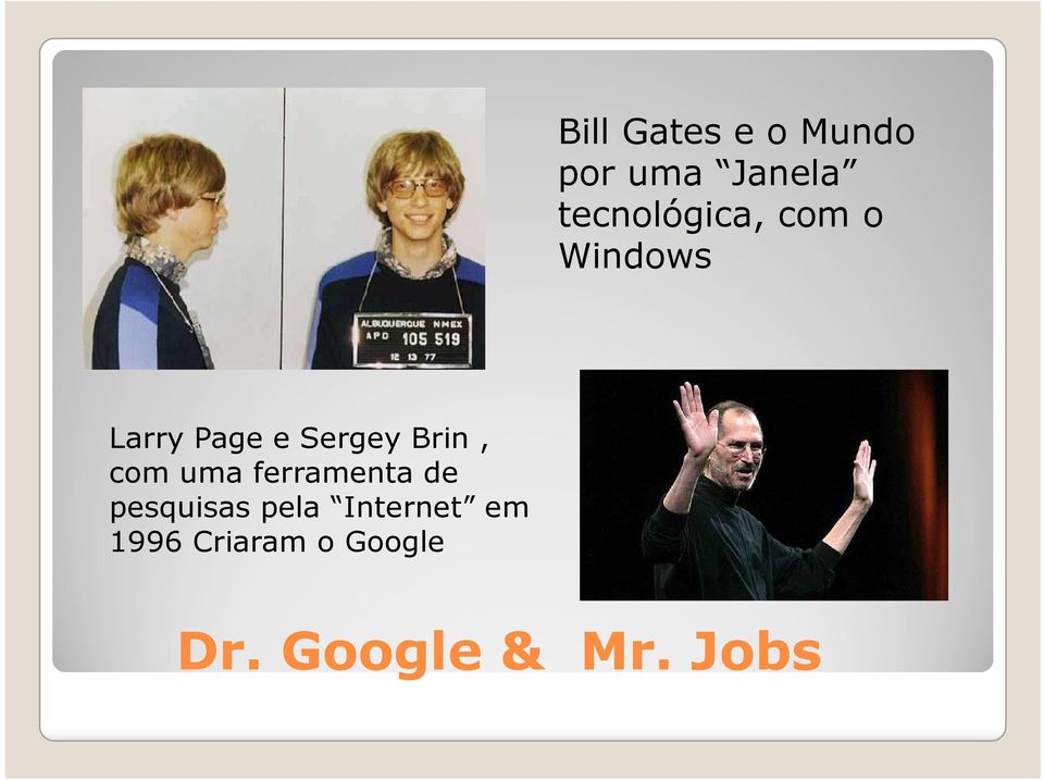 Sergey Brin, com uma ferramenta de pesquisas