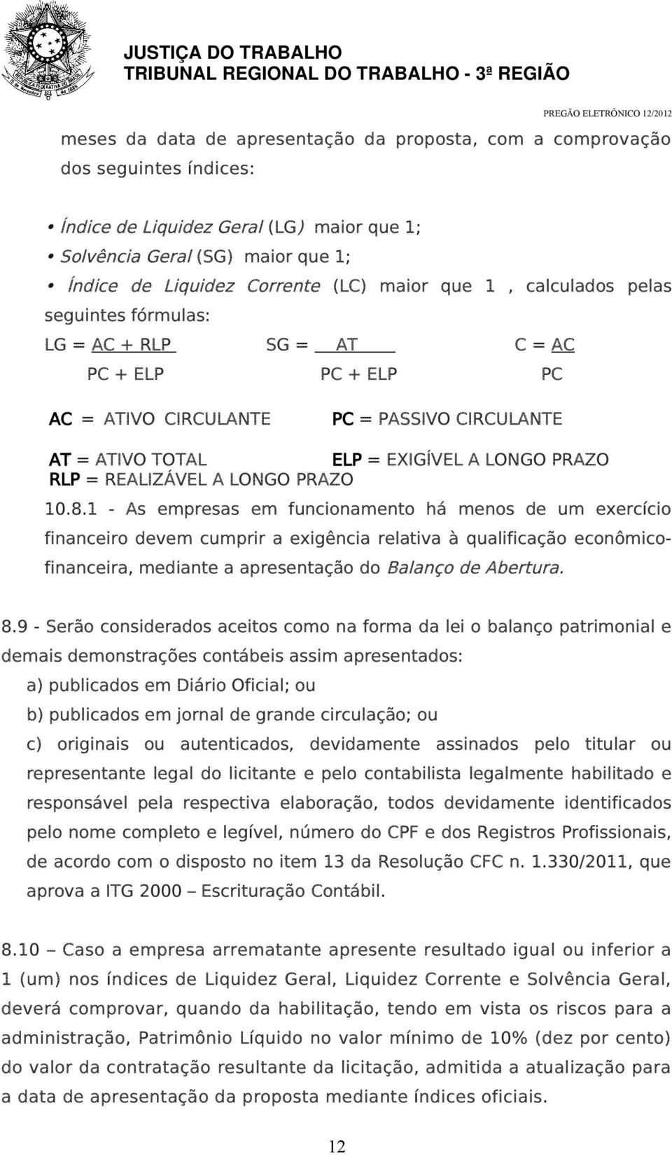 REALIZÁVEL A LONGO PRAZO 10.8.