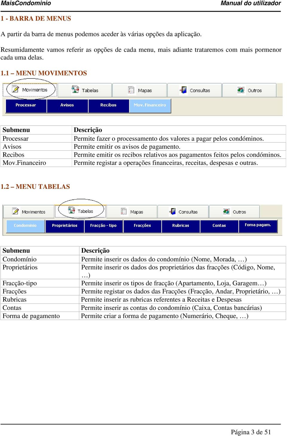 Financeiro Descrição Permite fazer o processamento dos valores a pagar pelos condóminos. Permite emitir os avisos de pagamento.