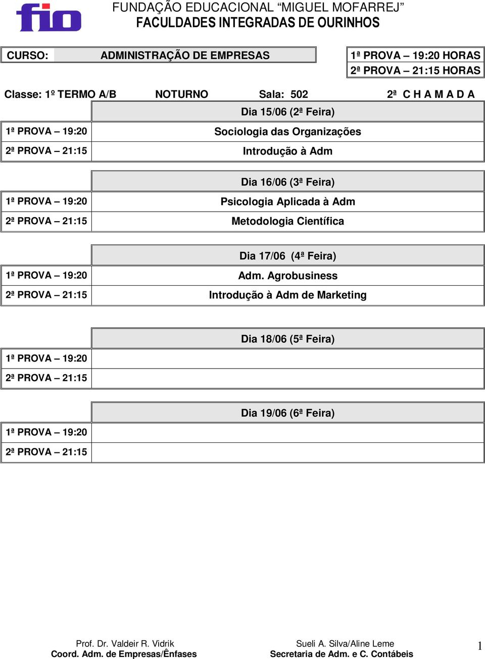 Organizações Introdução à Adm Psicologia Aplicada à Adm