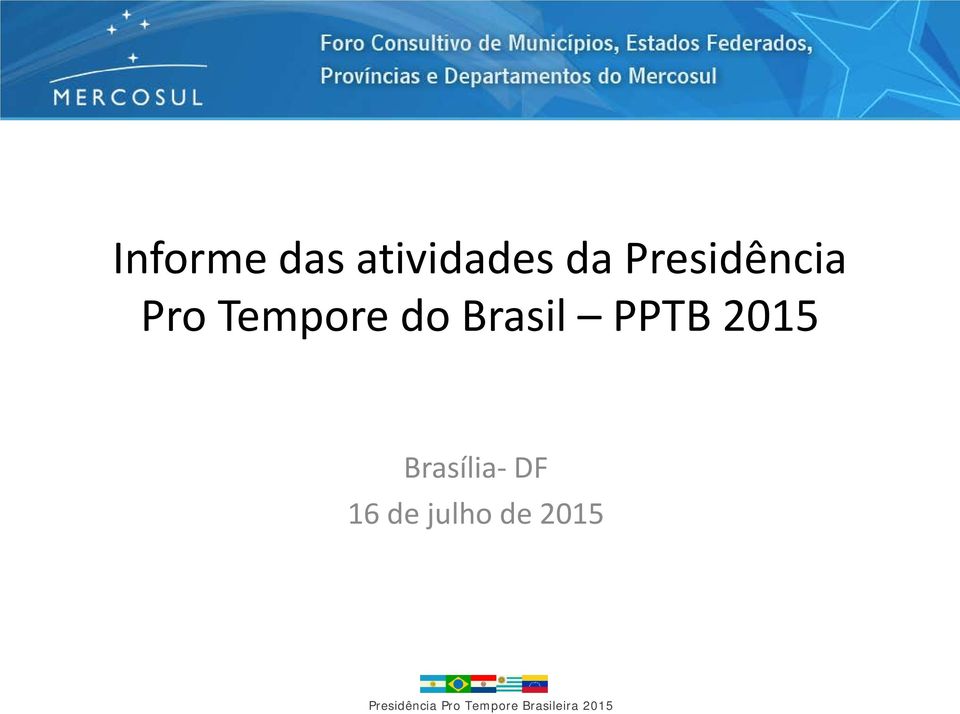 do Brasil PPTB 2015