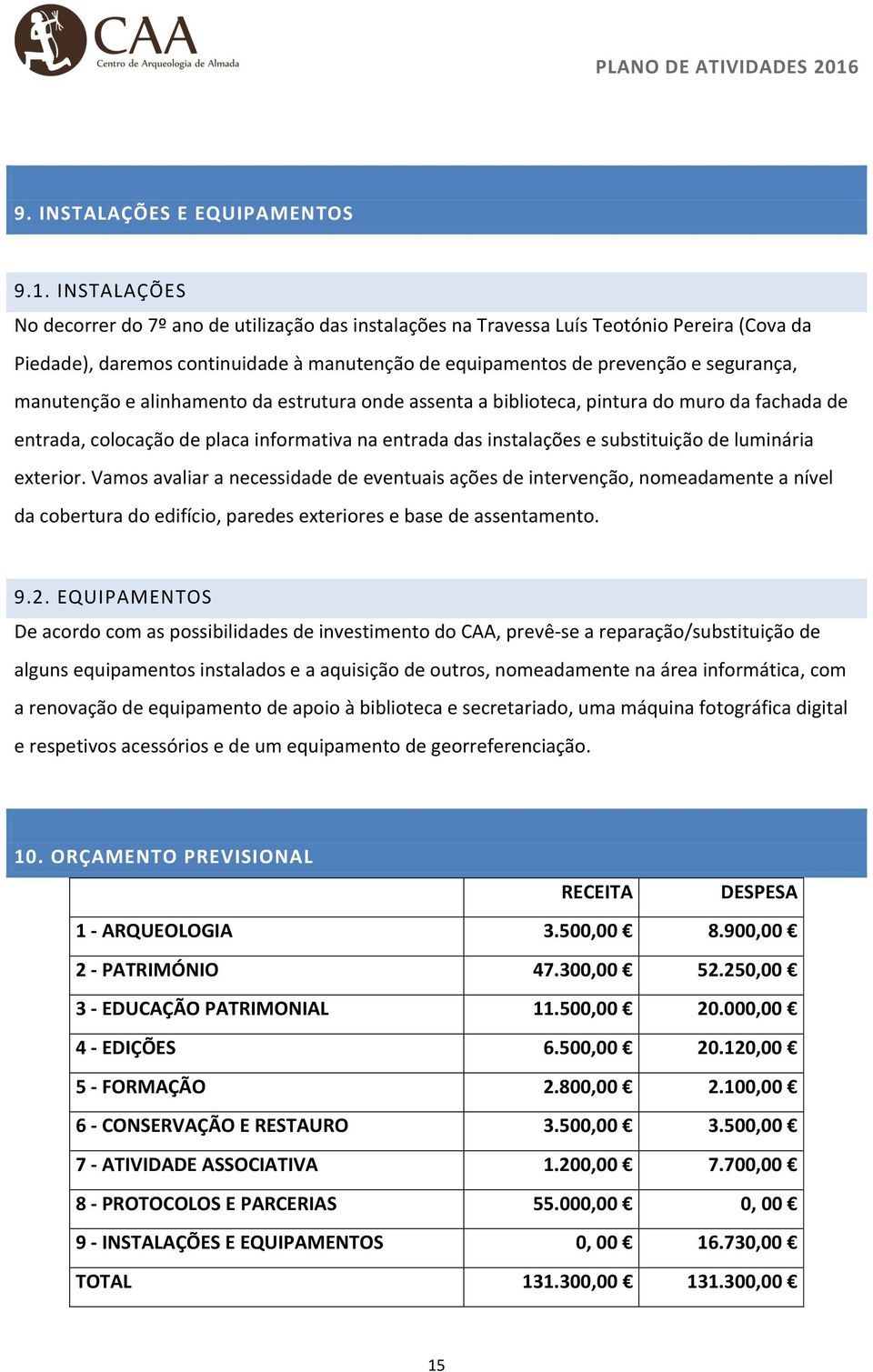 manutenção e alinhamento da estrutura onde assenta a biblioteca, pintura do muro da fachada de entrada, colocação de placa informativa na entrada das instalações e substituição de luminária exterior.