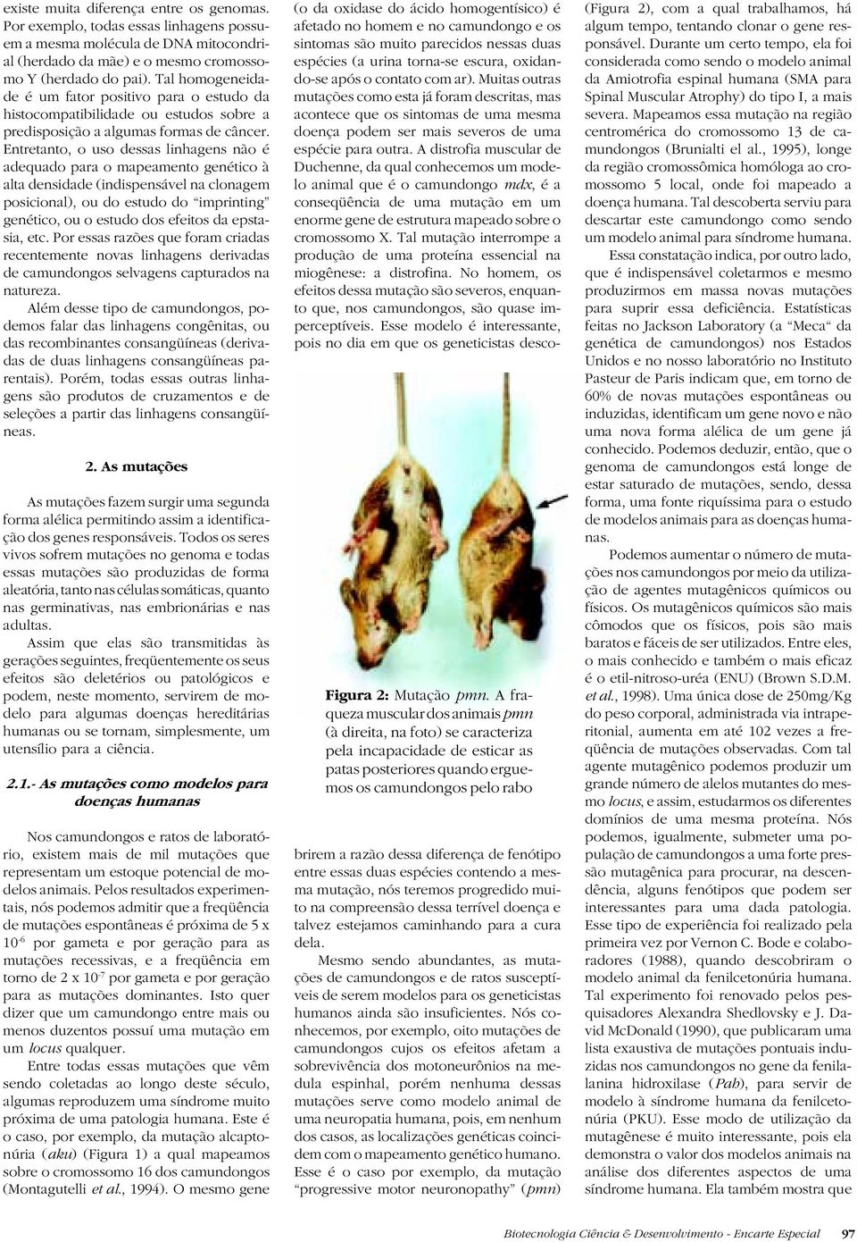 Entretanto, o uso dessas linhagens não é adequado para o mapeamento genético à alta densidade (indispensável na clonagem posicional), ou do estudo do imprinting genético, ou o estudo dos efeitos da