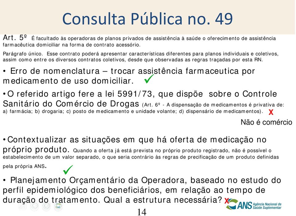 Erro de nomenclatura trocar assistência farmaceutica por medicamento de uso domiciliar. O referido artigo fere a lei 5991/73, que dispõe sobre o Controle Sanitário do Comércio de Drogas (Art.