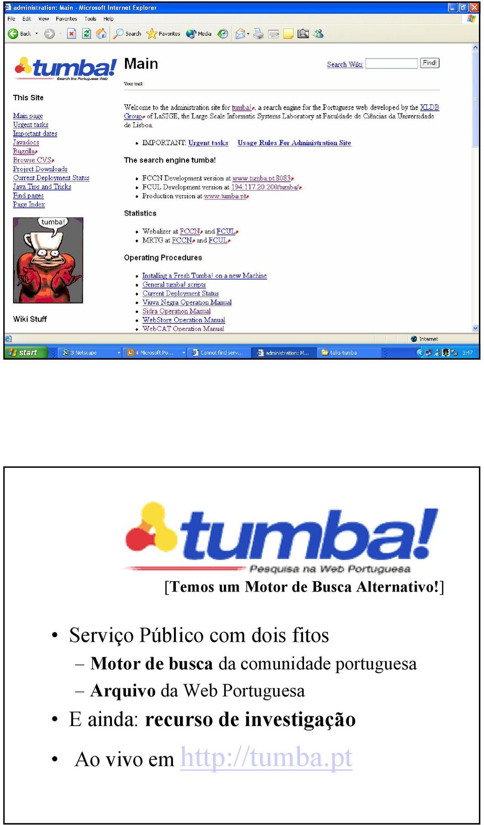 comunidade portuguesa Arquivo da Web Portuguesa E