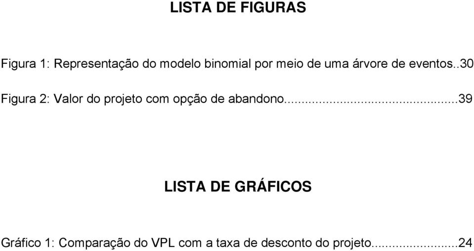 .30 Figura 2: Valor do projeto com opção de abandono.