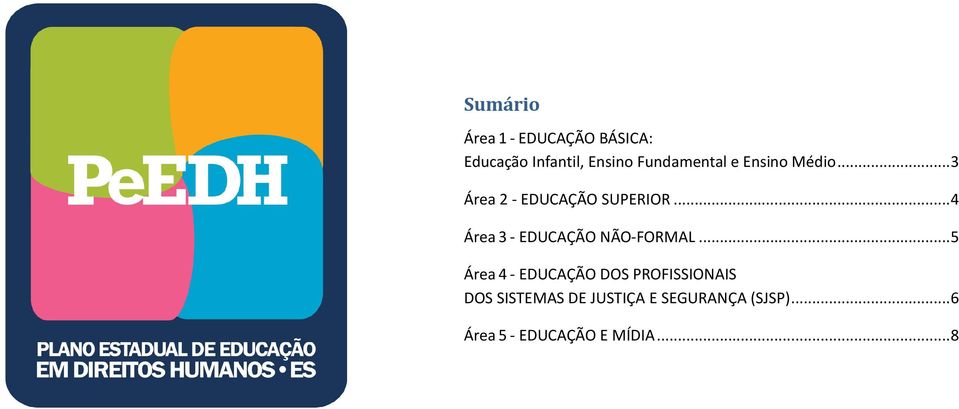 .. 4 Área 3 - EDUCAÇÃO NÃO-FORMAL.