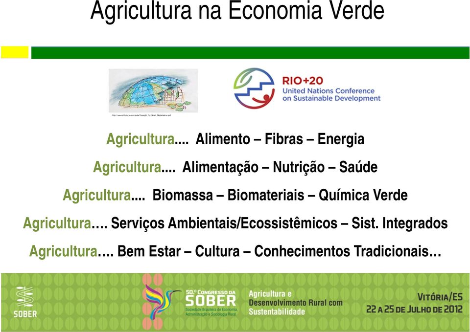 .. Alimento Fibras Energia Agricultura... Alimentação Nutrição Saúde Agricultura.