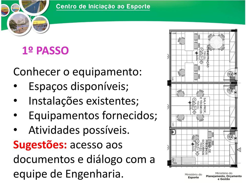 fornecidos; Atividades possíveis.