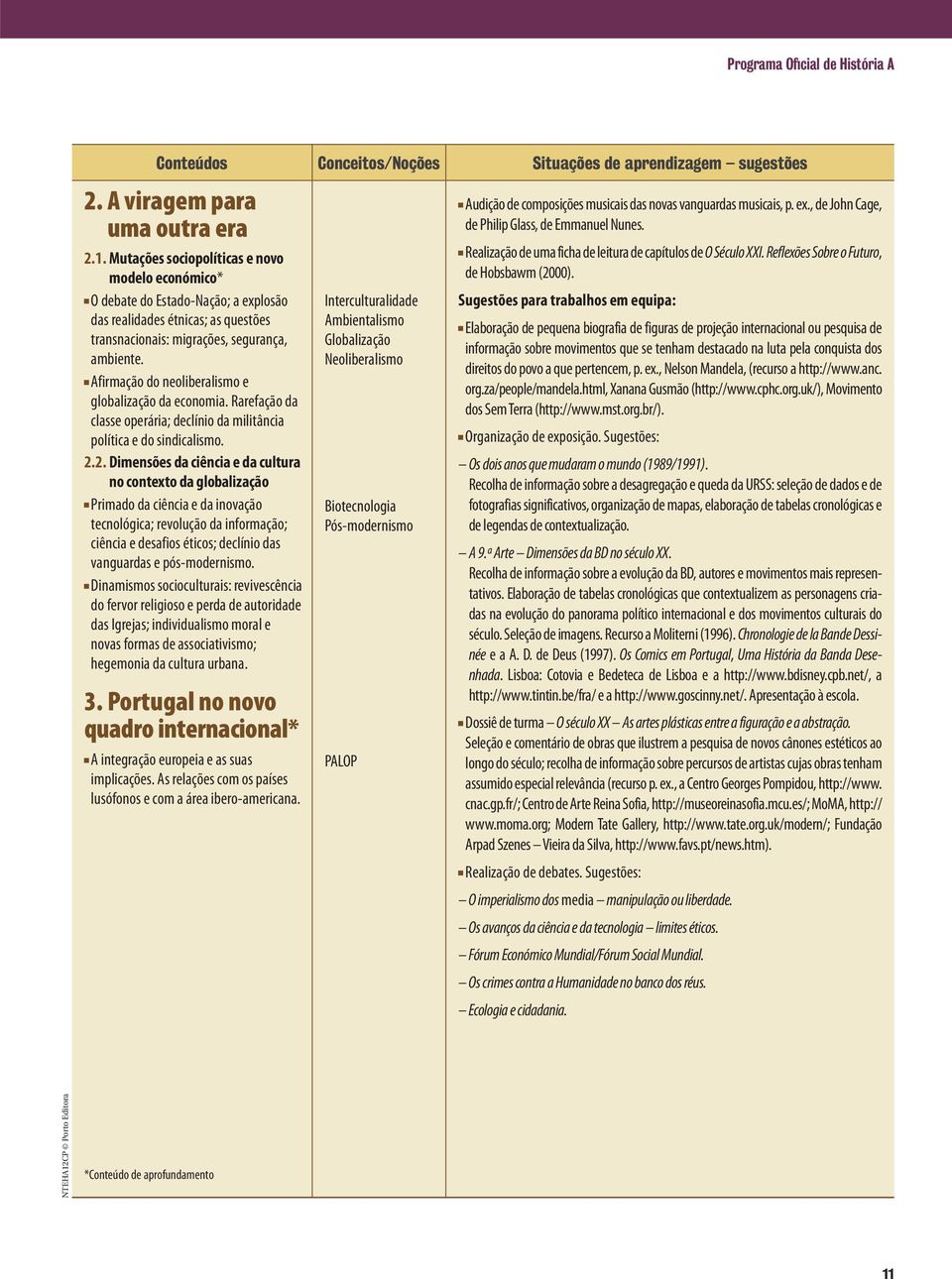 Afirmação do neoliberalismo e globalização da economia. Rarefação da classe operária; declínio da militância política e do sindicalismo. 2.