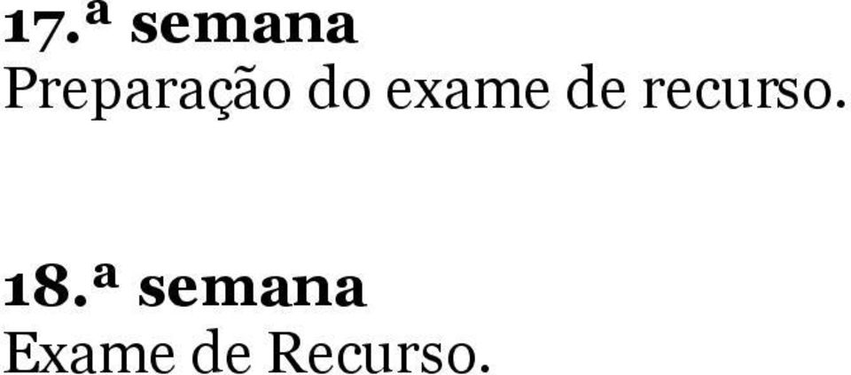 exame de recurso.