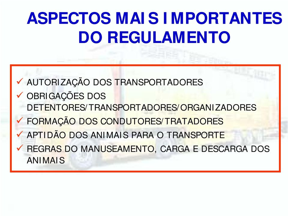 DETENTORES/TRANSPORTADORES/ORGANIZADORES FORMAÇÃO DOS