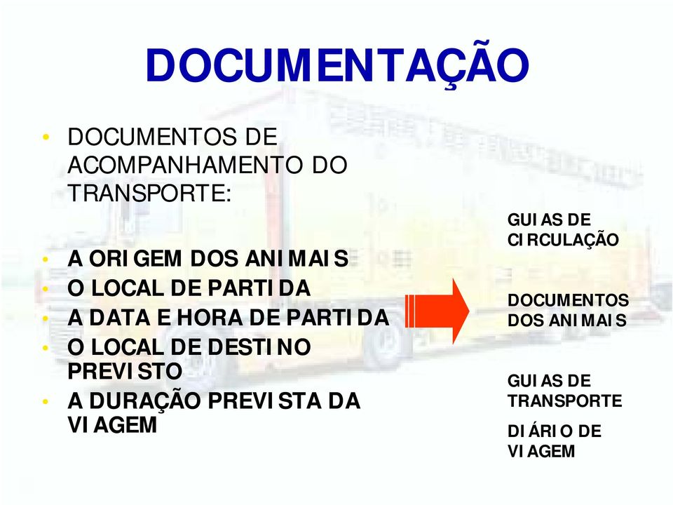 LOCAL DE DESTINO PREVISTO A DURAÇÃO PREVISTA DA VIAGEM GUIAS DE