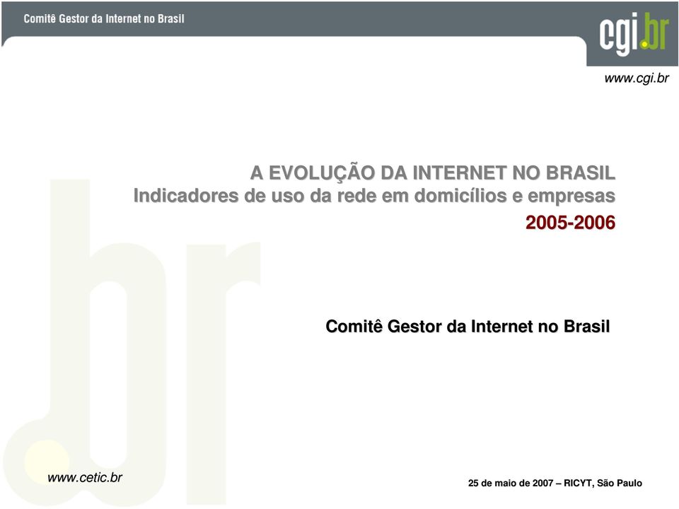 domicílios e empresas 2005-2006