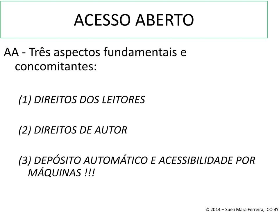 DIREITOS DOS LEITORES (2) DIREITOS DE