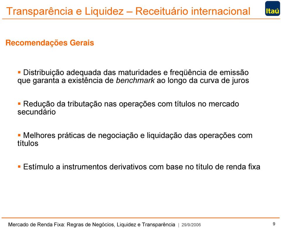 Redução da tributação nas operações com títulos no mercado secundário Melhores práticas de negociação