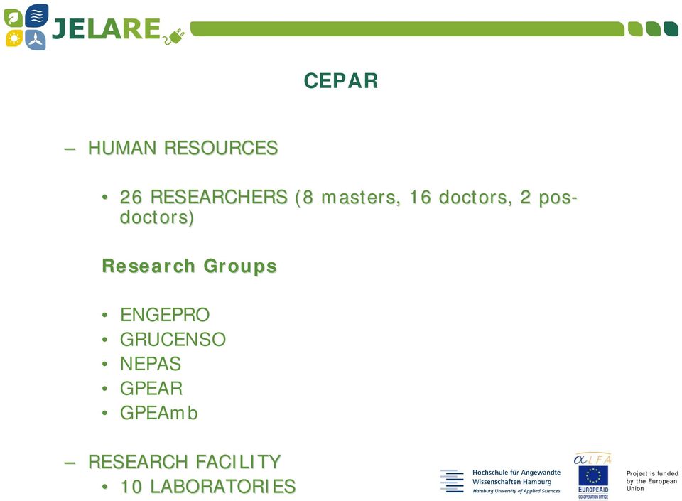 Research Groups ENGEPRO GRUCENSO NEPAS