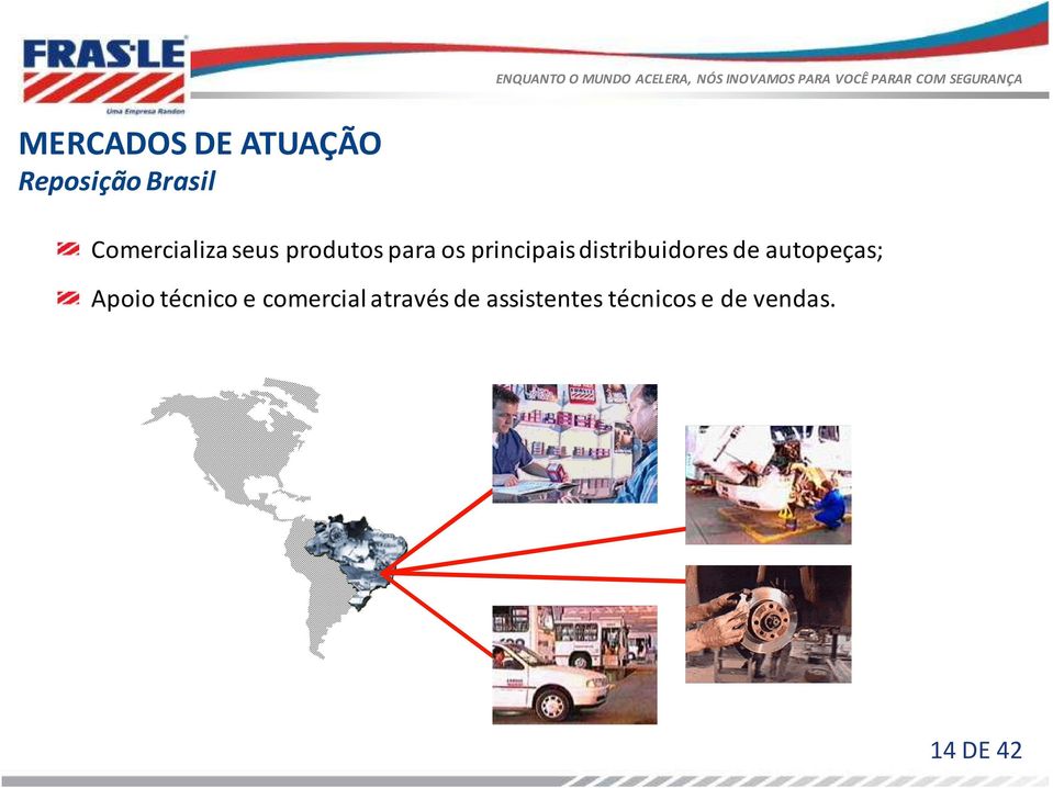 distribuidores de autopeças; Apoio técnico e