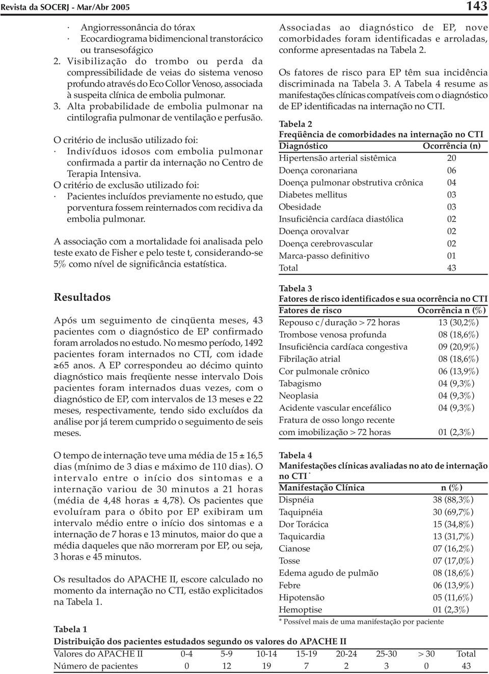 Alta probabilidade de embolia pulmonar na cintilografia pulmonar de ventilação e perfusão.