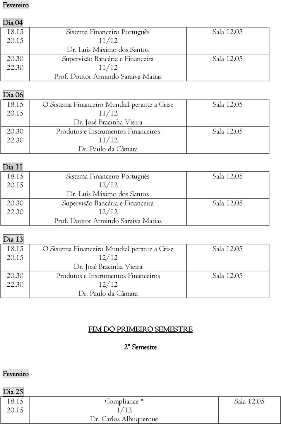 PRIMEIRO SEMESTRE 2º