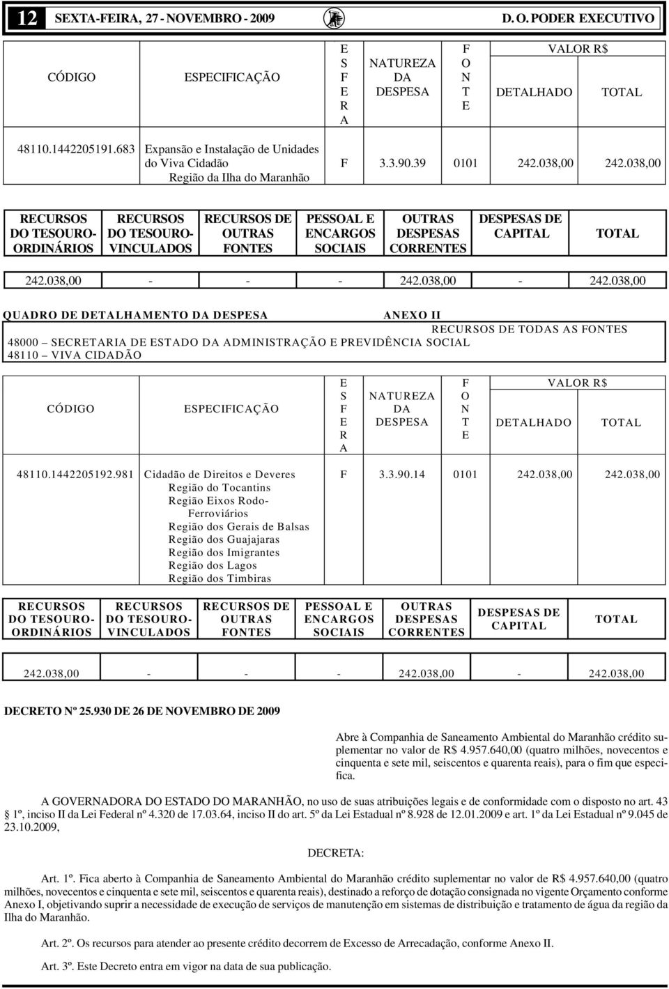 1442205192.981 Cidadão de Direitos e Deveres egião do ocantins egião ixos odo erroviários egião dos Gerais de Balsas egião dos Guajajaras egião dos Imigrantes egião dos Lagos egião dos imbiras 3.3.90.