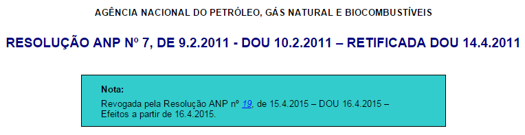 RESOLUÇÃO ANP 44 / 2014