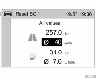 110 Prístroje a ovládacie prvky Ak množstvo paliva v nádrži už neumožňuje viac ako 50 km jazdy, na displeji sa objaví výstraha Range (Dojazd).